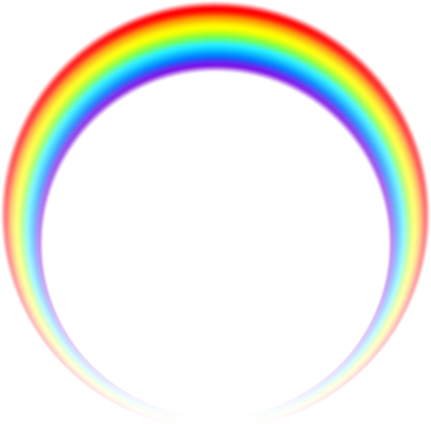 Round Rainbow Overlay